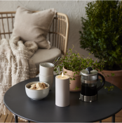 blockljus med sammetslen yta