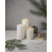 stora blockljus med timer