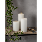 stora batteriljus med timer