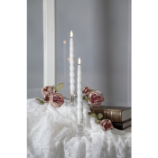 tvinnade batteriljus