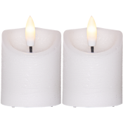 Flamme Rustic votivljus 2-pack