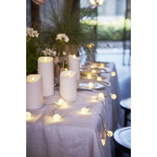 batteriljus i tre storlekar