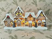 pepparkakshus med batteribelysning