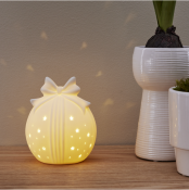 juldekoration med batteribelysning