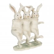 Tre vita kaniner