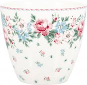 clara white lattemugg, greengate