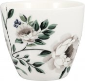 Philippa white lattemugg