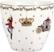 Royal christmas white lattemugg