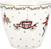 Royal christmas white lattemugg
