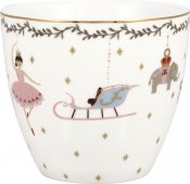 Royal christmas white lattemugg