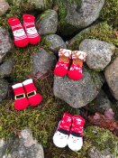 Babystrumpa jul spänne