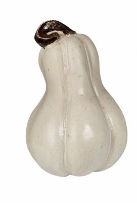 liten vit pumpa, dekoration