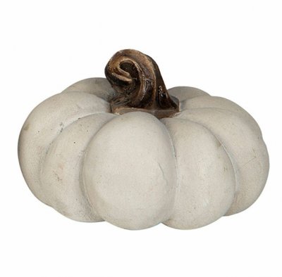 liten vit pumpa, dekoration