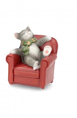 katt i fåtölj