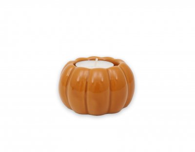 pumpa ljuslykta i keramik