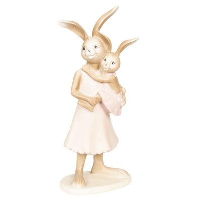 Kaninmamma med barn i famnen - SISTA EX