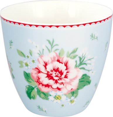 alivia pale blue lattemugg från greengate