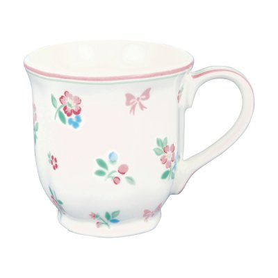 athea white mugg från greengate