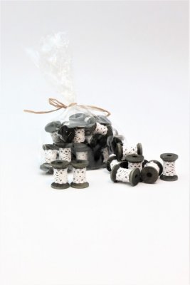 trådrulle, dekoration, spets