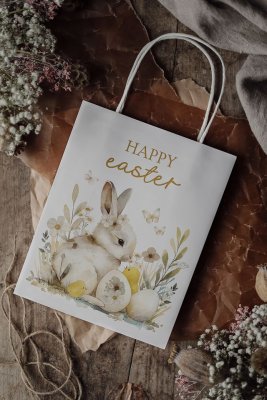 presentpåse, påsk, happy easter